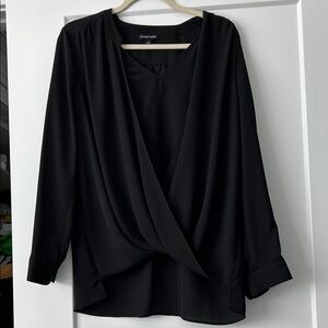 41 Hawthorn Black Wrap Blouse